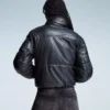 Chaqueta Puffer con efecto de cuero – Chaquetas y gabardinas Chaqueta Puffer con efecto de cuero – Chaquetas y gabardinas