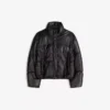 Chaqueta Puffer con efecto de cuero – Chaquetas y gabardinas Chaqueta Puffer con efecto de cuero – Chaquetas y gabardinas