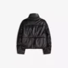 Chaqueta Puffer con efecto de cuero – Chaquetas y gabardinas Chaqueta Puffer con efecto de cuero – Chaquetas y gabardinas