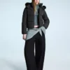 Chaqueta Puffer repelente al agua con capucha de pelo – Chaquetas y gabardinas Chaqueta Puffer repelente al agua con capucha de pelo – Chaquetas y gabardinas