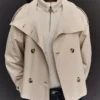 Chaqueta trench con cuello de embudo – Chaquetas y trench