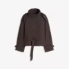 Chaqueta trench con cuello de embudo – Chaquetas y trench – Mujer