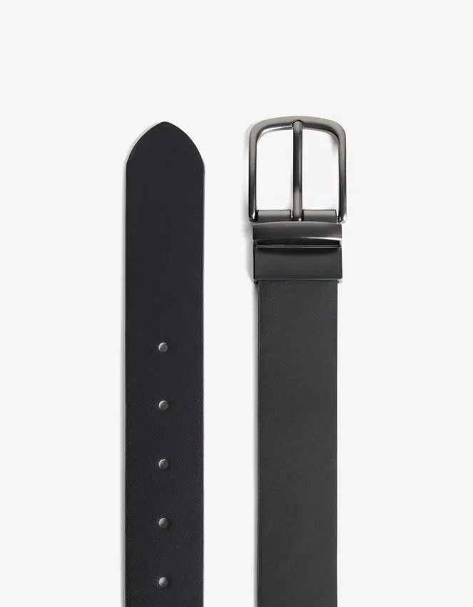 Cinturón ancho reversible de Faux Leather – Accesorios Cinturón ancho reversible de Faux Leather – Accesorios