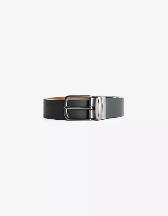 Cinturón ancho reversible de Faux Leather – Accesorios Cinturón ancho reversible de Faux Leather – Accesorios