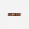 Cinturón con hebilla dorada – Accesorios