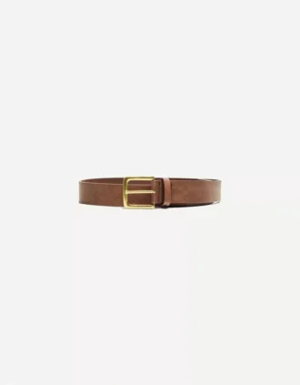 Cinturón con hebilla dorada – Accesorios