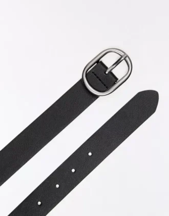 Cinturón con hebilla ovalada – Accesorios Cinturón con hebilla ovalada – Accesorios