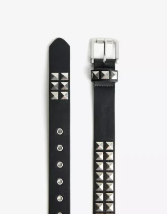 Cinturón de Faux Leather con tachuelas – Accesorios