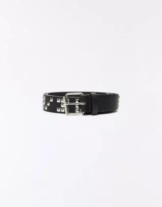 Cinturón de Faux Leather con tachuelas – Accesorios – Hombre