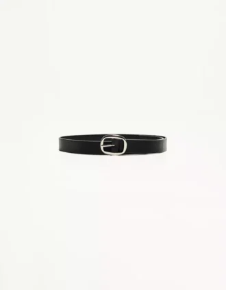 Cinturón fino de Faux Leather – Accesorios