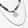 Collar de acero inoxidable y piedra – Accesorios Collar de acero inoxidable y piedra – Accesorios