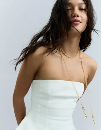 Collar de cadena extralargo