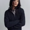 Cárdigan con cremallera de punto trenzado – Jerseis y cárdigans Cárdigan con cremallera de punto trenzado – Jerseis y cárdigans