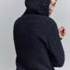 Cárdigan con cremallera de punto trenzado – Jerseis y cárdigans Cárdigan con cremallera de punto trenzado – Jerseis y cárdigans