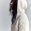 Cárdigan con cremallera de punto trenzado – Jerseis y cárdigans Cárdigan con cremallera de punto trenzado – Jerseis y cárdigans