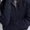 Cárdigan con cremallera de punto trenzado – Jerseis y cárdigans Cárdigan con cremallera de punto trenzado – Jerseis y cárdigans