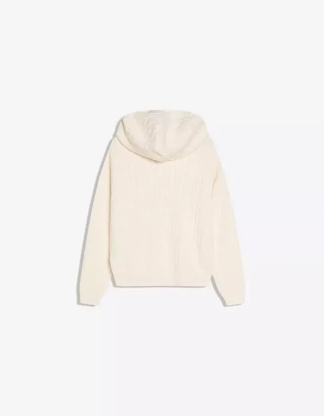 Cárdigan con cremallera de punto trenzado – Jerseis y cárdigans Cárdigan con cremallera de punto trenzado – Jerseis y cárdigans