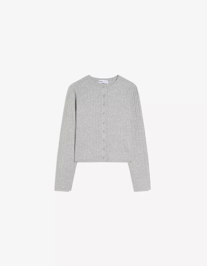 Cárdigan trenzado con botones – Jerseis y cárdigans Cárdigan trenzado con botones – Jerseis y cárdigans