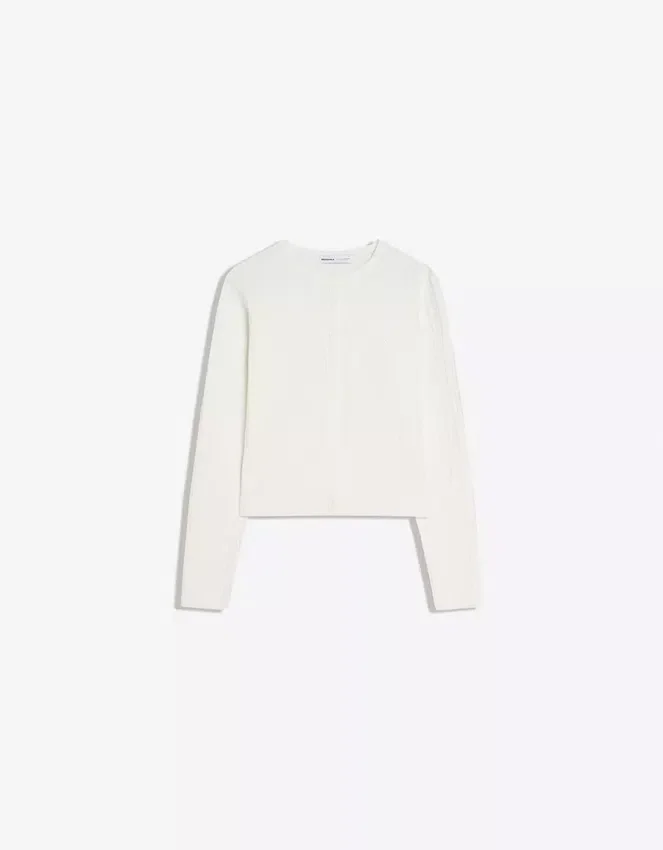 Cárdigan trenzado con botones – Jerseis y cárdigans Cárdigan trenzado con botones – Jerseis y cárdigans