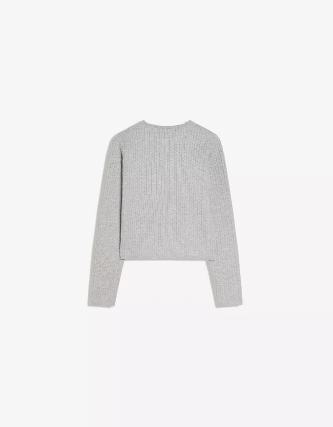 Cárdigan trenzado con botones – Jerseis y cárdigans Cárdigan trenzado con botones – Jerseis y cárdigans