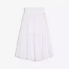Falda midi con cintura doblada Falda midi con cintura doblada