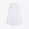 Falda midi con cintura doblada Falda midi con cintura doblada