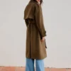 Gabardina de ante sintético – Chaquetas y abrigos Gabardina de ante sintético – Chaquetas y abrigos