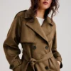 Gabardina de ante sintético – Chaquetas y abrigos Gabardina de ante sintético – Chaquetas y abrigos