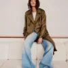 Gabardina de ante sintético – Chaquetas y abrigos Gabardina de ante sintético – Chaquetas y abrigos