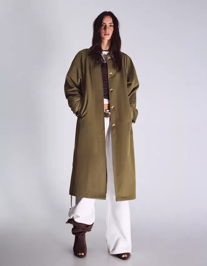 Gabardina larga – Chaquetas y abrigos Gabardina larga – Chaquetas y abrigos