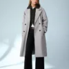 Gabardina suave con cinturón – Chaquetas y abrigos