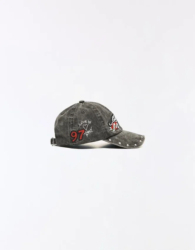 Gorra bordada Ed Hardy X Bershka Gorra bordada Ed Hardy X Bershka