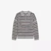 Jersey de cuello polo a rayas Jersey de cuello polo a rayas