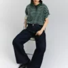 Jersey de cuello polo a rayas – Tops y bodies Jersey de cuello polo a rayas – Tops y bodies