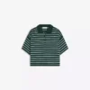 Jersey de cuello polo a rayas – Tops y bodies Jersey de cuello polo a rayas – Tops y bodies