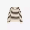 Jersey de cuello redondo a rayas Jersey de cuello redondo a rayas