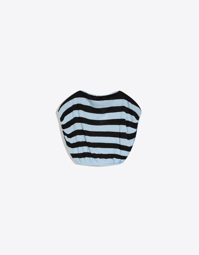 Jersey asimétrico a rayas – #Bershkastyle – Mujer Jersey asimétrico a rayas – #Bershkastyle – Mujer