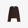 Jersey oversize de cuello redondo