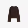 Jersey oversize de cuello redondo