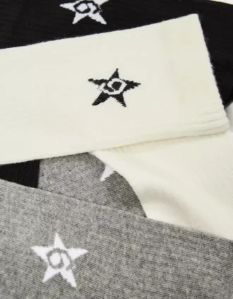 Lote de 3 calcetines Star – Accesorios Lote de 3 calcetines Star – Accesorios
