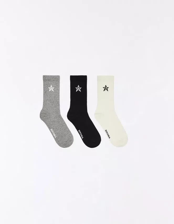 Lote de 3 calcetines Star – Accesorios Lote de 3 calcetines Star – Accesorios