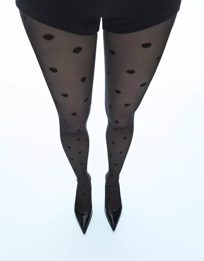 Medias de malla con lunares – Accesorios Medias de malla con lunares – Accesorios