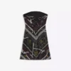 Minivestido bandeau de tul