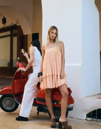 Minivestido boho