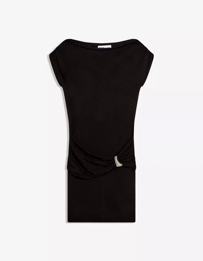 Minivestido con cinturón – Vestidos y monos Minivestido con cinturón – Vestidos y monos