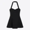 Minivestido con cuello halter Minivestido con cuello halter