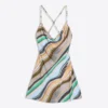 Minivestido con cuello halter Minivestido con cuello halter
