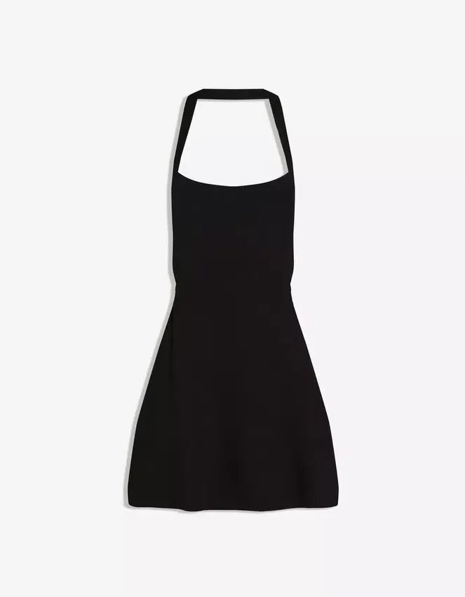 Minivestido con cuello halter Minivestido con cuello halter