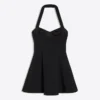 Minivestido con cuello halter Minivestido con cuello halter