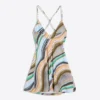 Minivestido con cuello halter Minivestido con cuello halter